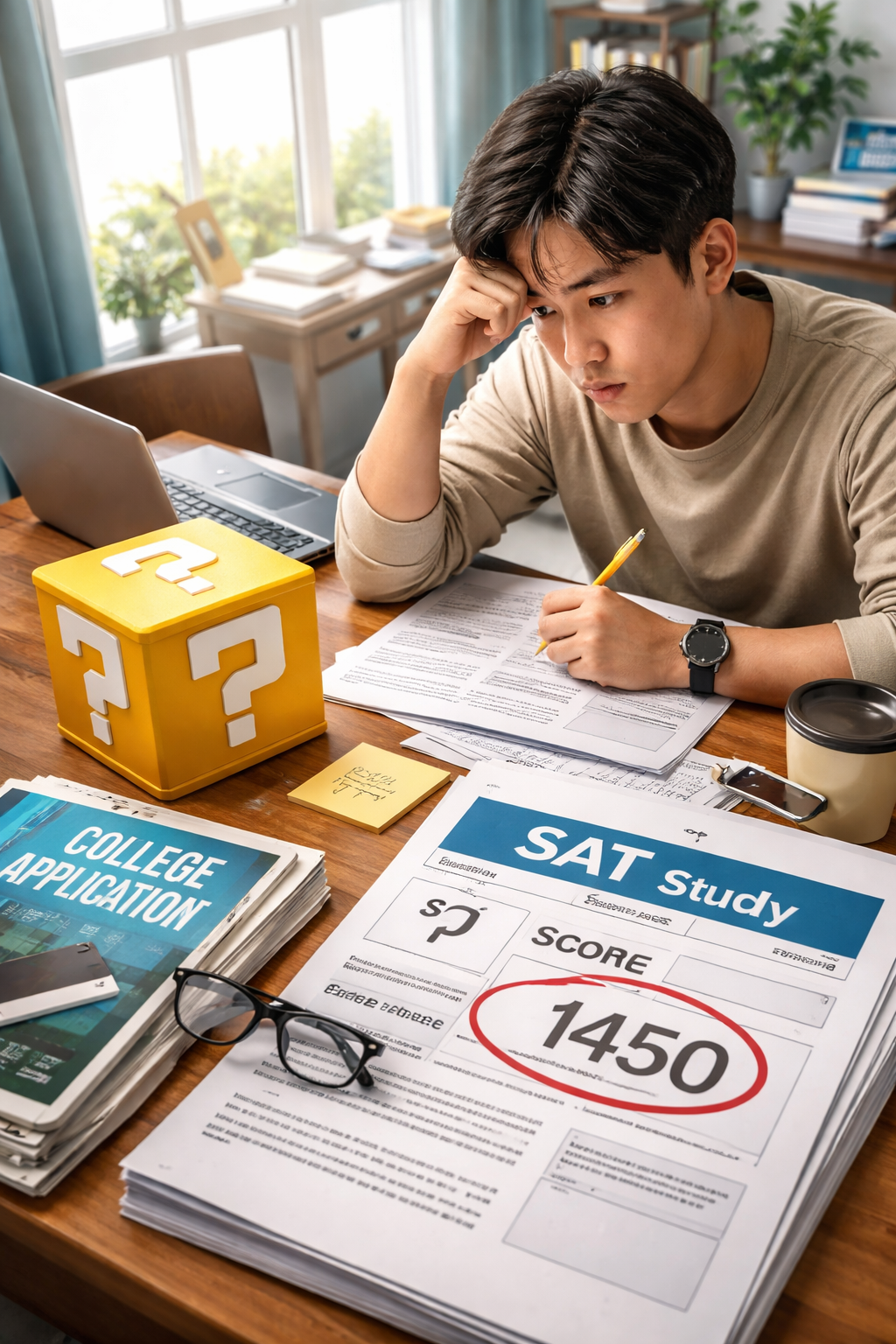 SAT 점수 없이 지원해도 되는지 고민